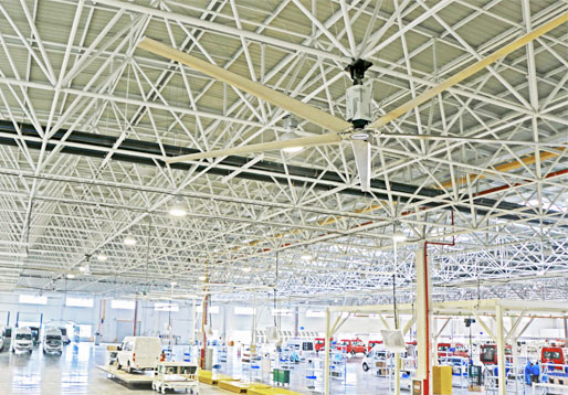 工厂车间工业大风扇方案