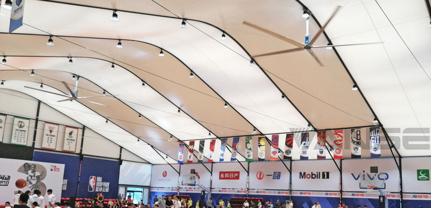 NBA篮球体育馆大型工业吊扇