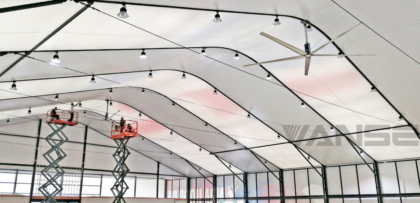 NBA篮球体育馆大型工业吊扇